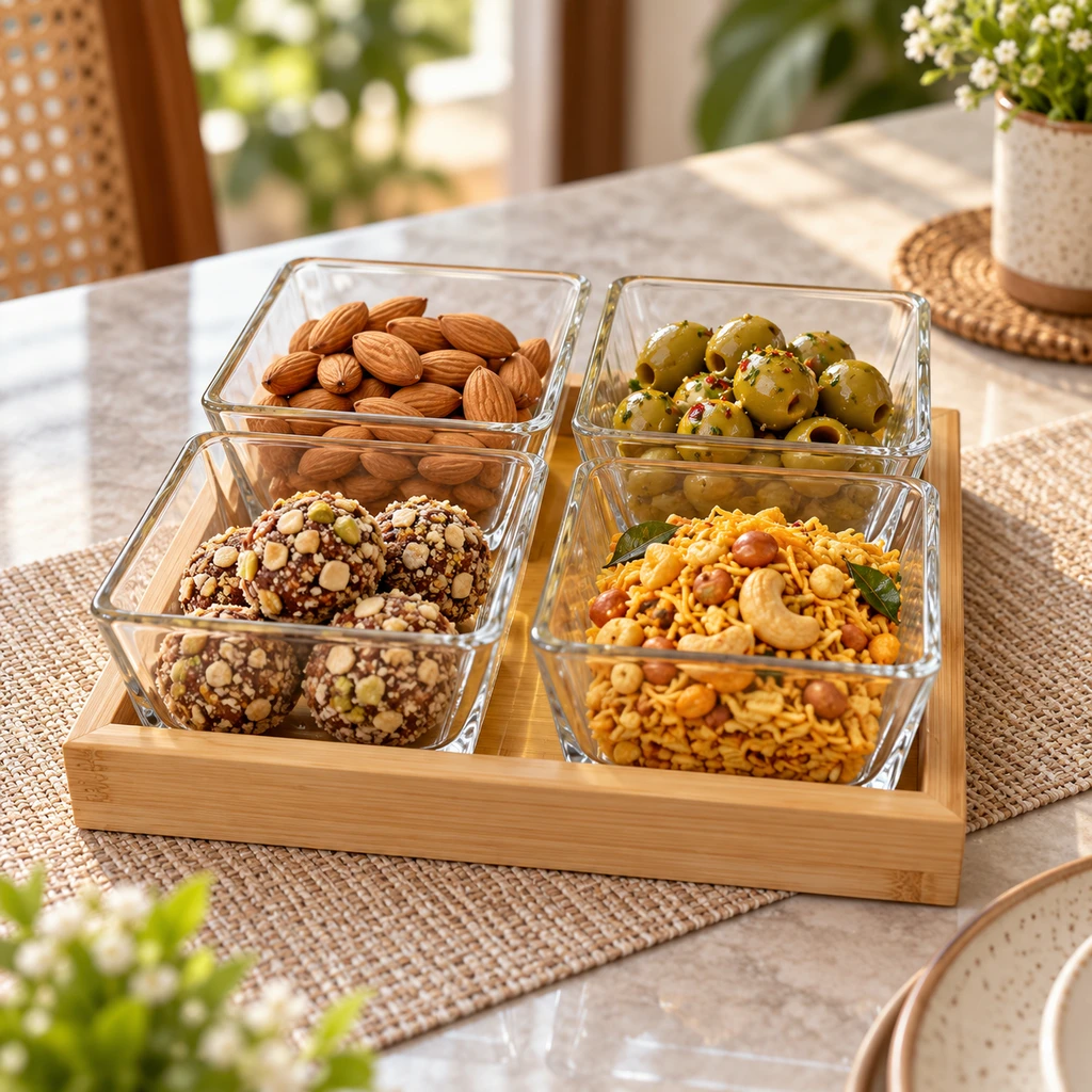 Sanjeev Kapoor Bahamas Bowl & Tray Set — 5 Pcs - view 3